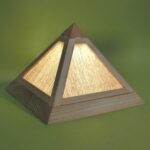 ピラミッド型LEDランプ照明
