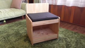 簡単DIY】収納出来る椅子の作り方を紹介します。【STORAGE CHAIR 